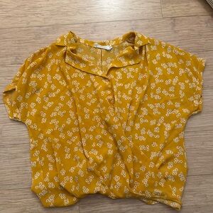 All in Favor Nordstrom Faux Wrap Blouse